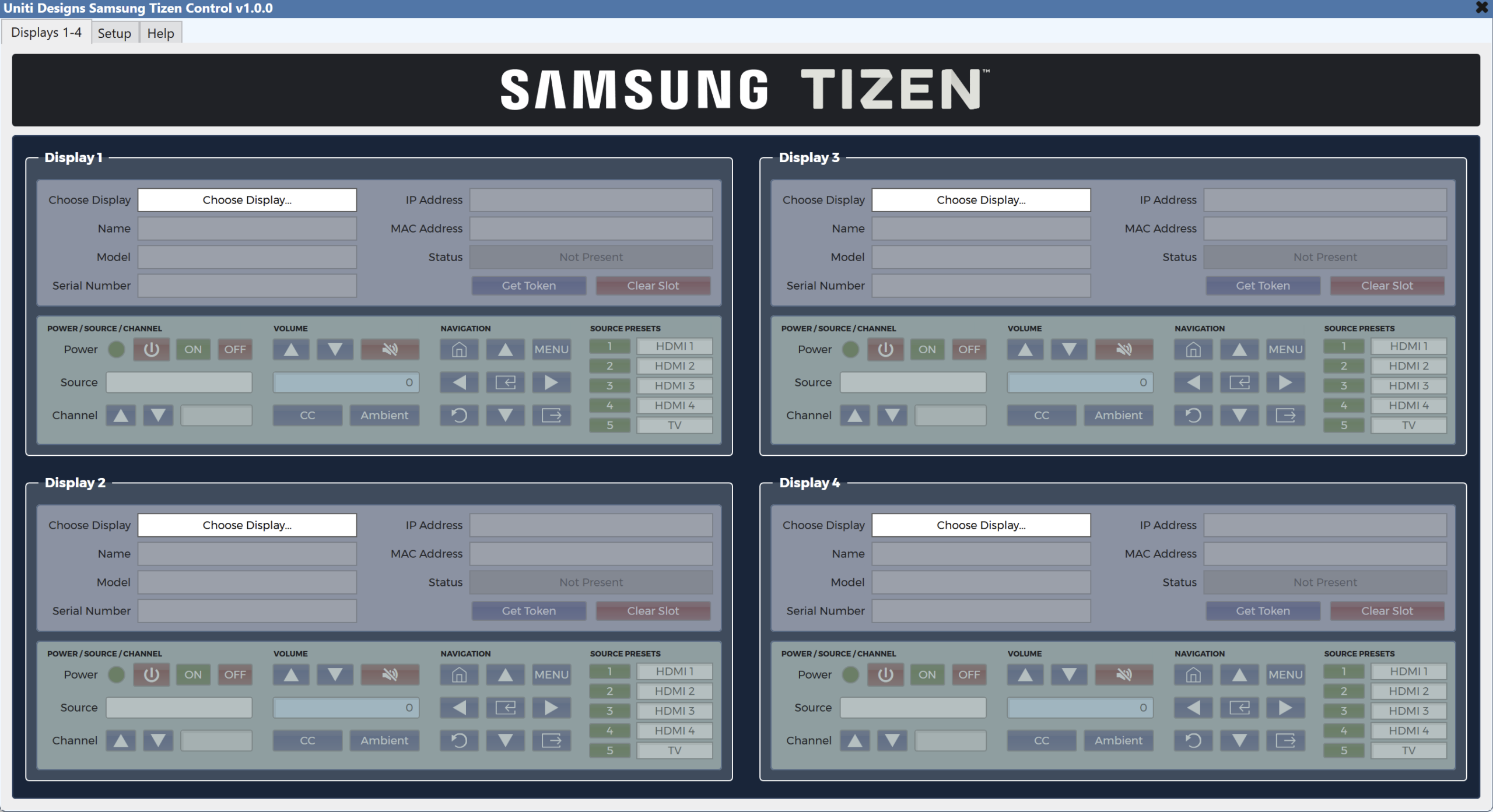 Samsung Tizen Control